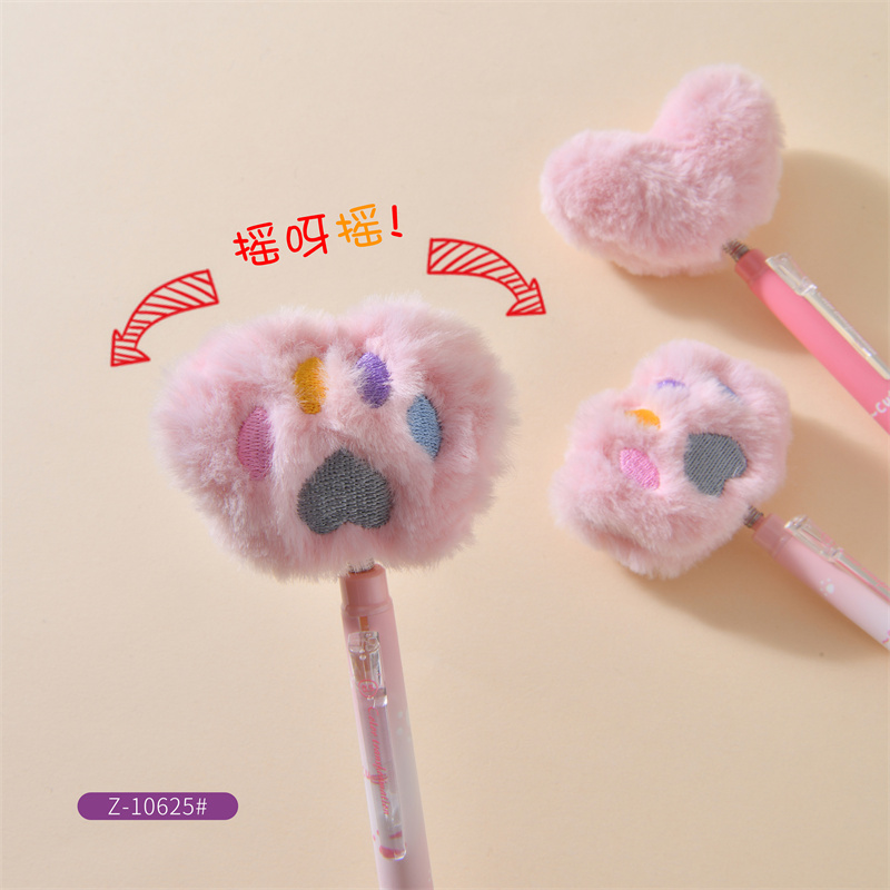 Z10625 爱心 猫爪